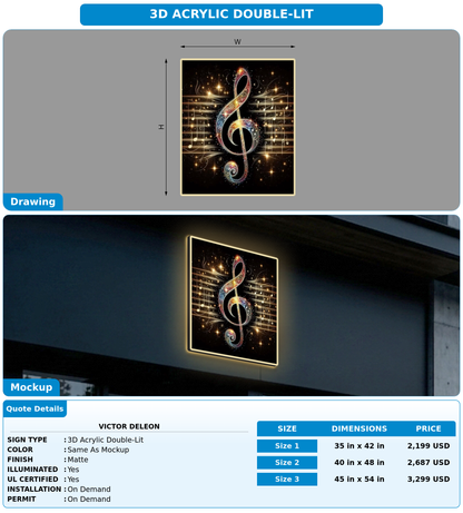 CUSTOM MOCKUP SIGN FOR Victor DeLeon