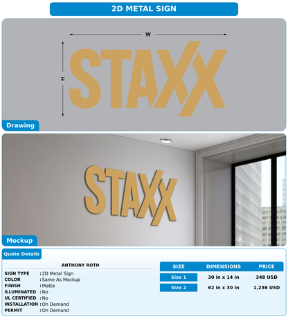 CUSTOM MOCKUP SIGN FOR Anthony Roth