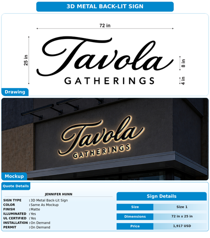 CUSTOM MOCKUP SIGN FOR Jennifer Hunn