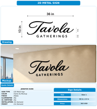 CUSTOM MOCKUP SIGN FOR Jennifer Hunn