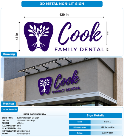 CUSTOM MOCKUP SIGN FOR Katie Cook Becerra