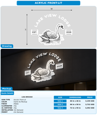 CUSTOM MOCKUP SIGN FOR Lisa Brough