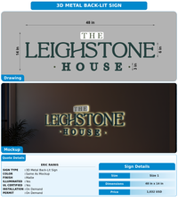 CUSTOM MOCKUP SIGN FOR Eric Rainis