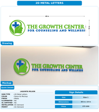 CUSTOM MOCKUP SIGN FOR laquinta milson