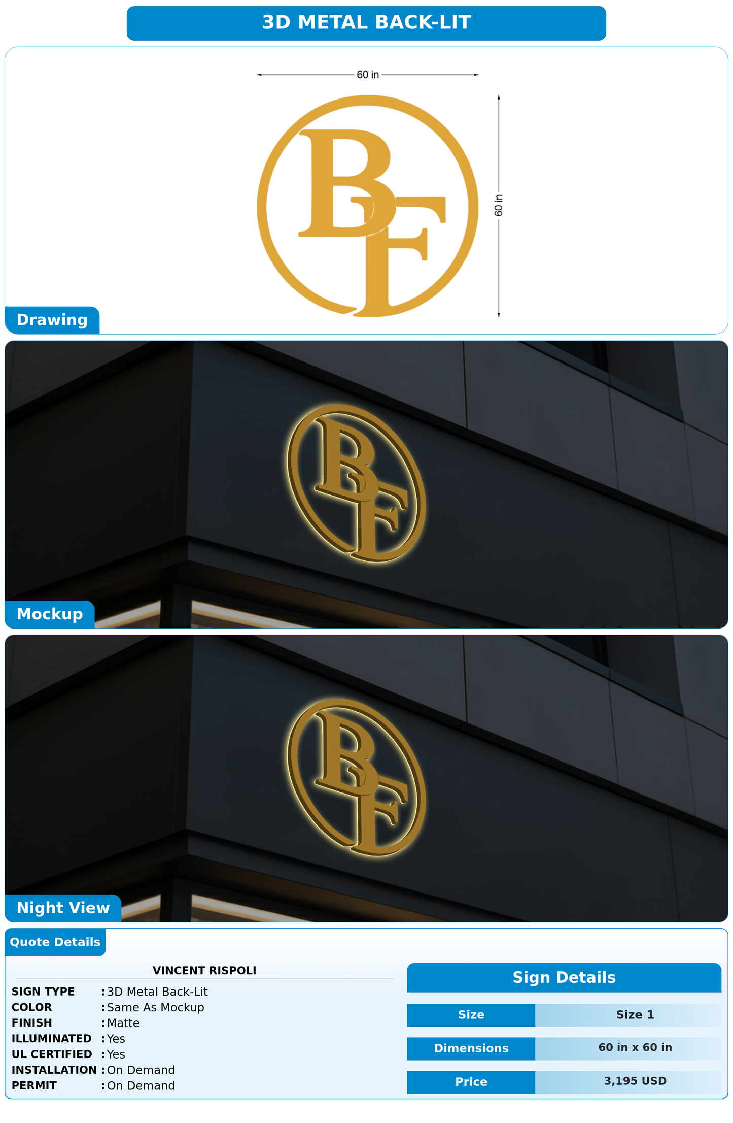 CUSTOM MOCKUP SIGN FOR Vincent Rispoli