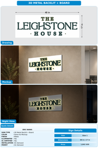 CUSTOM MOCKUP SIGN FOR Eric Rainis