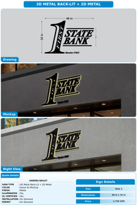 CUSTOM MOCKUP SIGN FOR Sandra Bailey