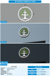 CUSTOM MOCKUP SIGN FOR Ken Strayer