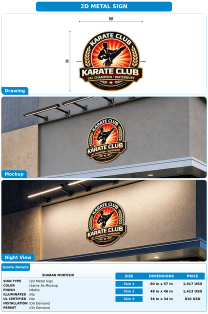 CUSTOM MOCKUP SIGN FOR Shaban Murtishi