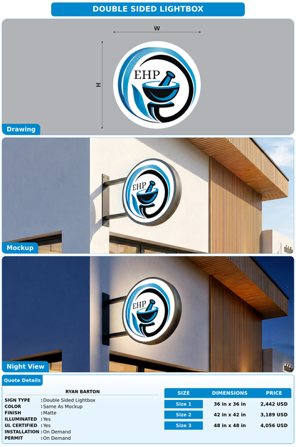 CUSTOM MOCKUP SIGN FOR Ryan Barton