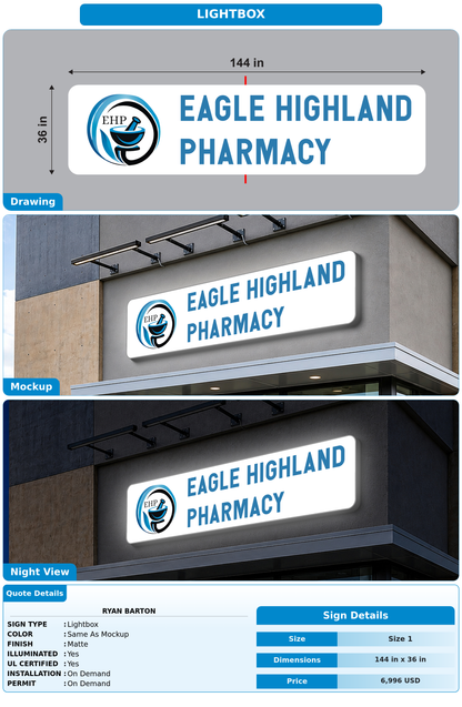 CUSTOM MOCKUP SIGN FOR Ryan Barton