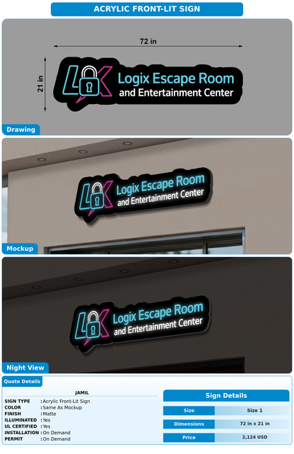 CUSTOM MOCKUP SIGN FOR Jamil