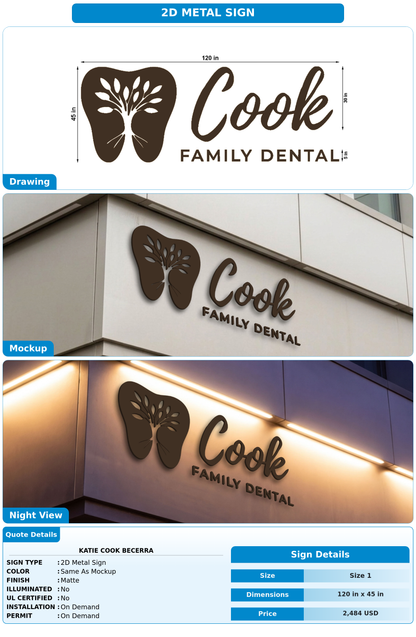 CUSTOM MOCKUP SIGN FOR Katie Cook Becerra