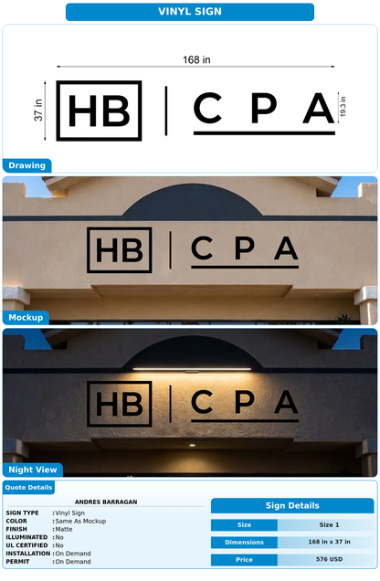 CUSTOM MOCKUP SIGN FOR Andres Barragan