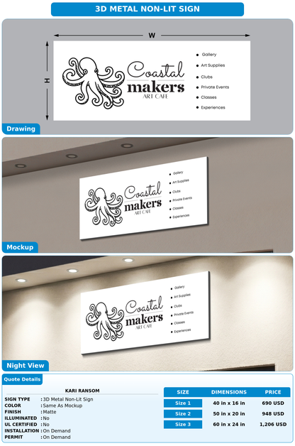 CUSTOM MOCKUP SIGN FOR Kari Ransom