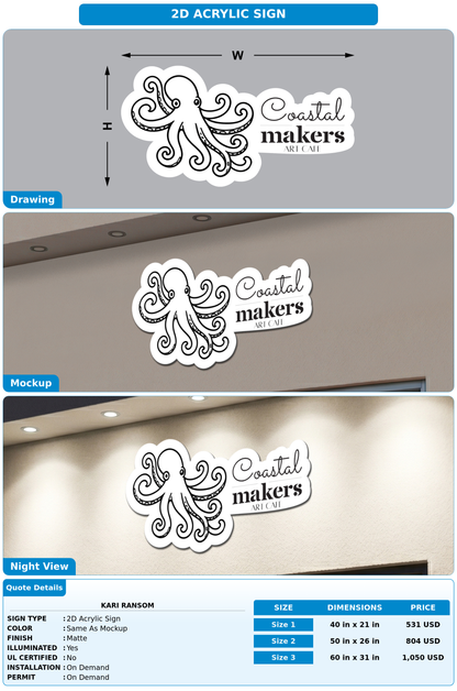 CUSTOM MOCKUP SIGN FOR Kari Ransom