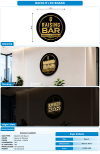CUSTOM MOCKUP SIGN FOR Baraka Shannon