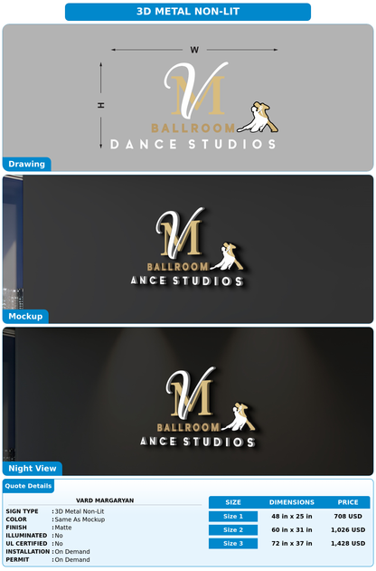 CUSTOM MOCKUP SIGN FOR VARD MARGARYAN