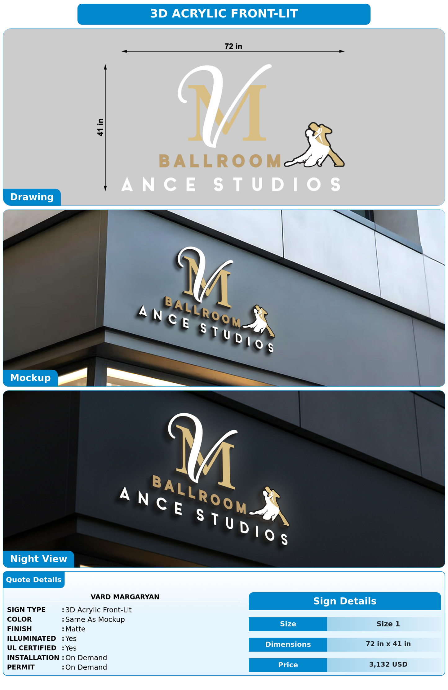 CUSTOM MOCKUP SIGN FOR VARD MARGARYAN