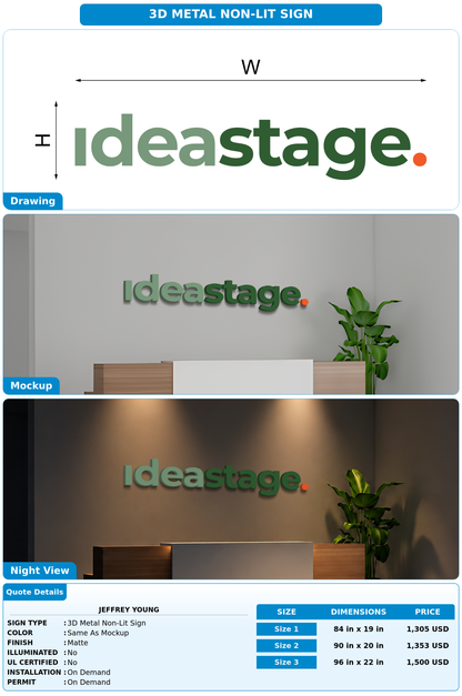 CUSTOM MOCKUP SIGN FOR Jeffrey Young