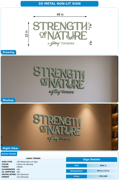CUSTOM MOCKUP SIGN FOR Liana Turner