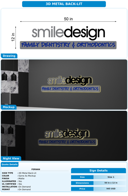 CUSTOM MOCKUP SIGN FOR Fernan