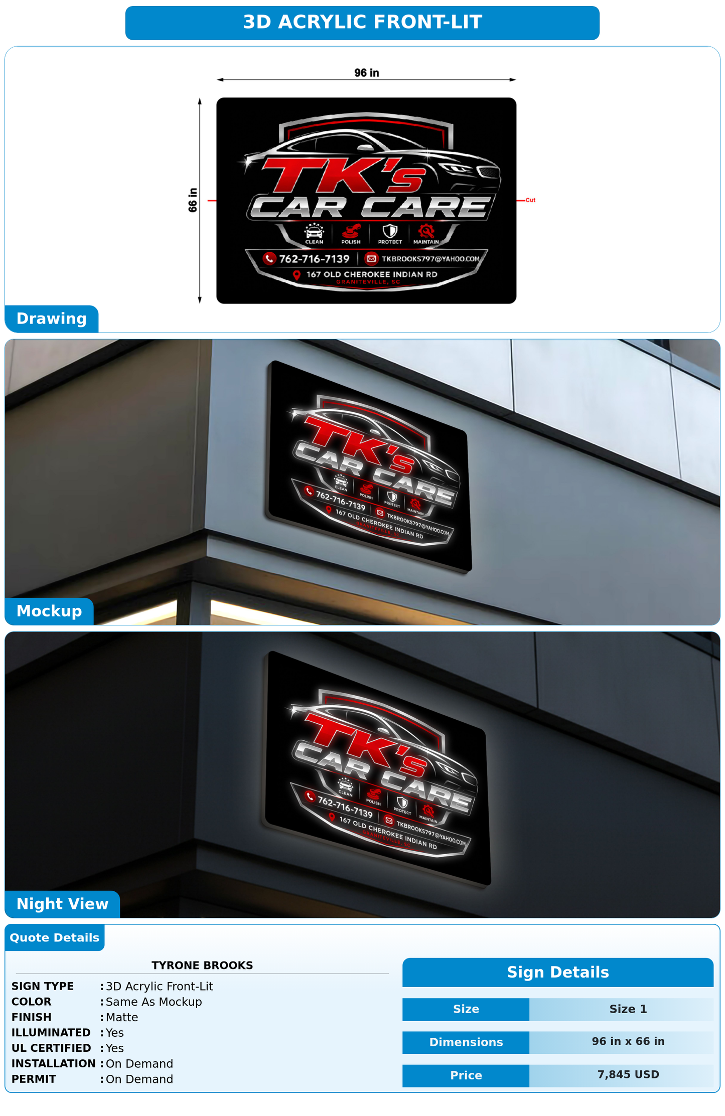 CUSTOM MOCKUP SIGN FOR tyrone brooks