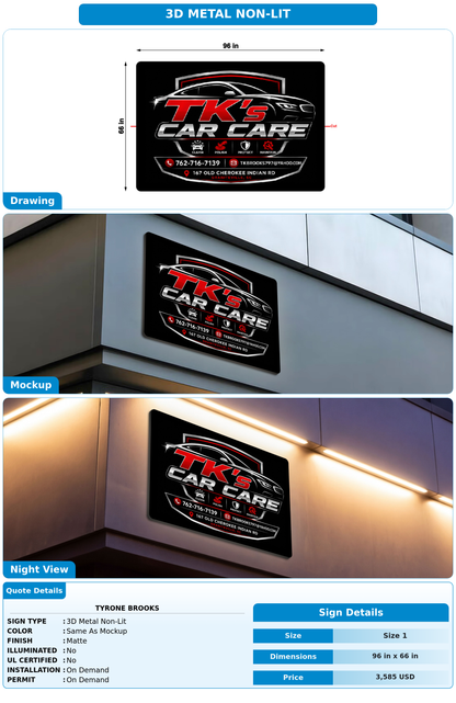 CUSTOM MOCKUP SIGN FOR tyrone brooks