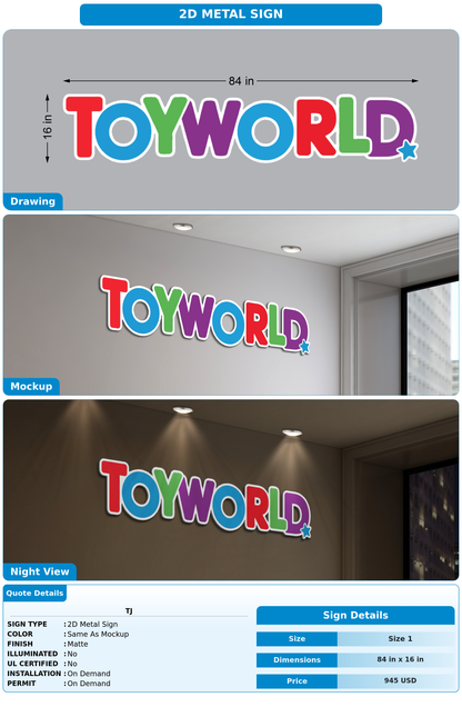 CUSTOM MOCKUP SIGN FOR Tj