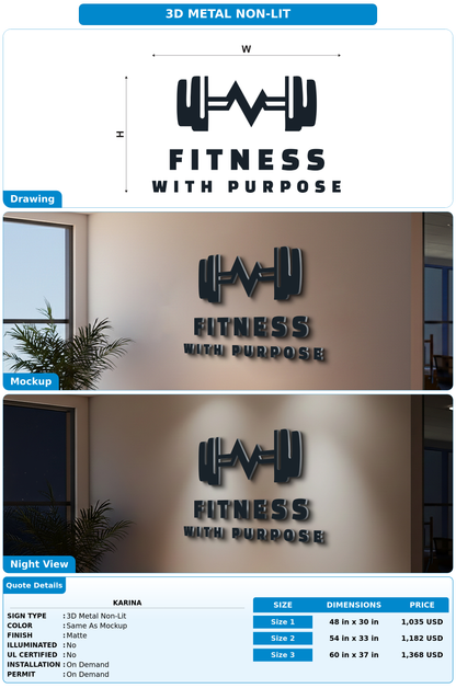 CUSTOM MOCKUP SIGN FOR Karina