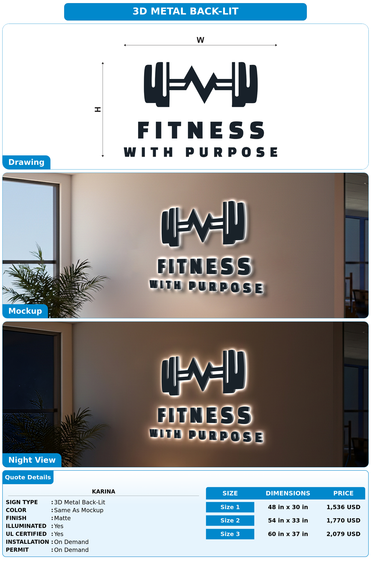 CUSTOM MOCKUP SIGN FOR Karina