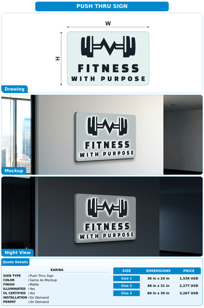 CUSTOM MOCKUP SIGN FOR Karina