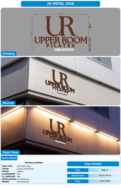 CUSTOM MOCKUP SIGN FOR Richelle Ramon