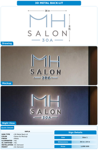 CUSTOM MOCKUP SIGN FOR Kayla