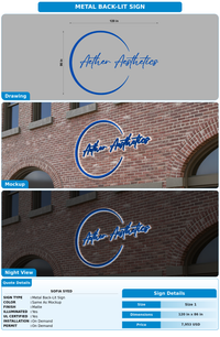 CUSTOM MOCKUP SIGN FOR Sofia Syed