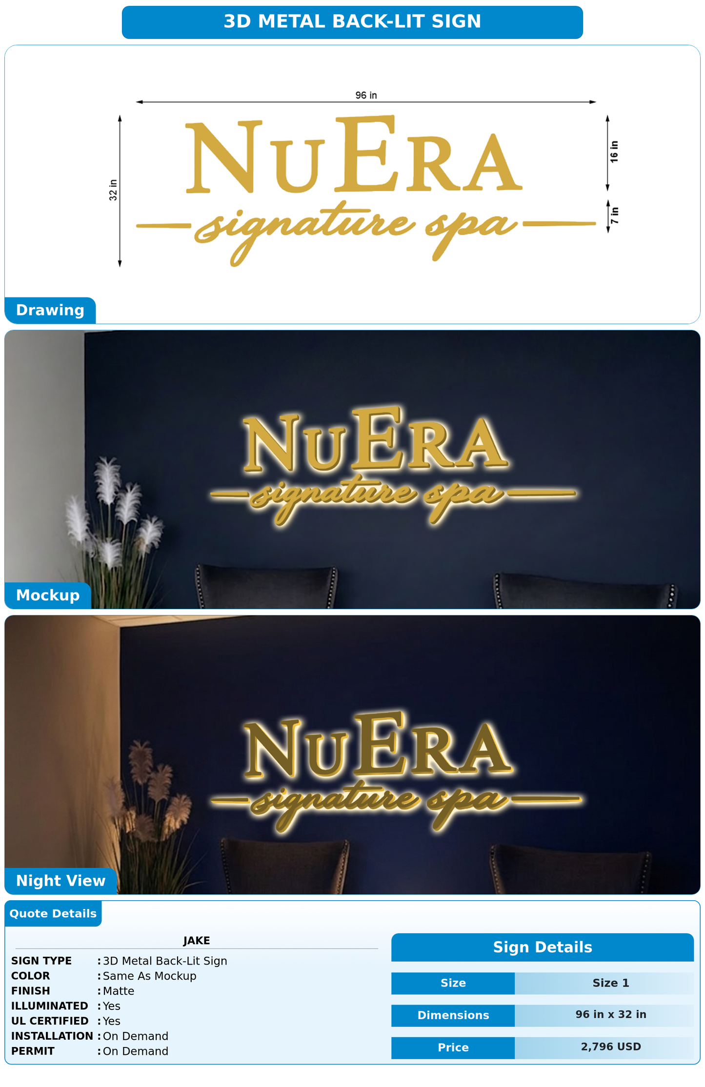 CUSTOM MOCKUP SIGN FOR Jake