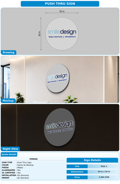 CUSTOM MOCKUP SIGN FOR Fernan