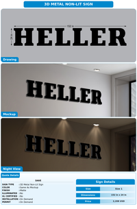 CUSTOM MOCKUP SIGN FOR Dave