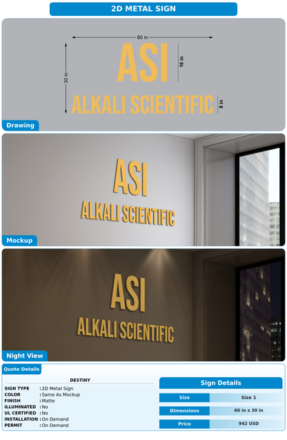 CUSTOM MOCKUP SIGN FOR Destiny