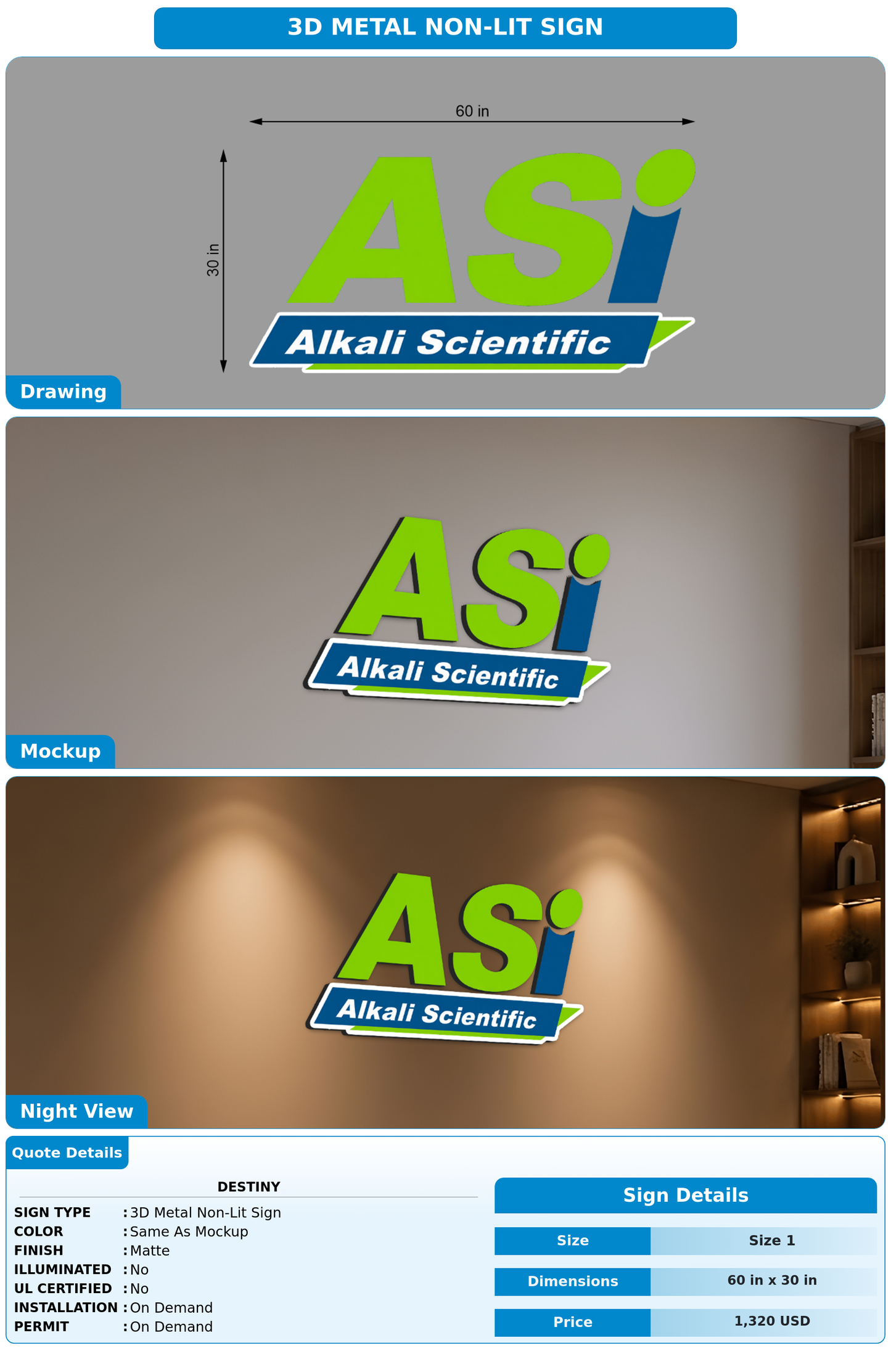 CUSTOM MOCKUP SIGN FOR Destiny
