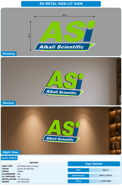 CUSTOM MOCKUP SIGN FOR Destiny