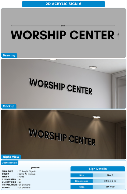 CUSTOM MOCKUP SIGN FOR JORDAN