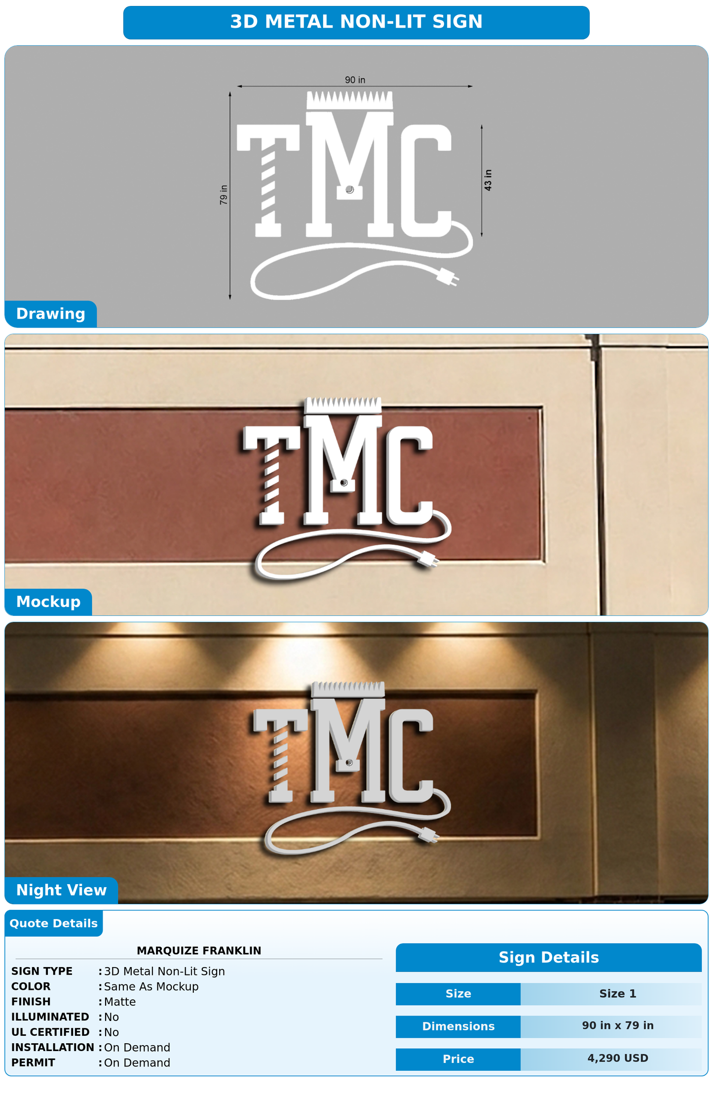 CUSTOM MOCKUP SIGN FOR Marquize Franklin