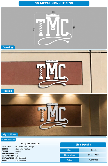 CUSTOM MOCKUP SIGN FOR Marquize Franklin