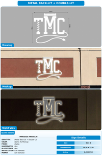 CUSTOM MOCKUP SIGN FOR Marquize Franklin