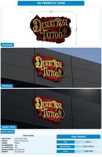 CUSTOM MOCKUP SIGN FOR Rich Ochoa
