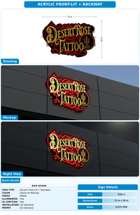 CUSTOM MOCKUP SIGN FOR Rich Ochoa