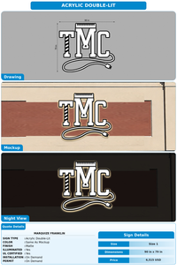 CUSTOM MOCKUP SIGN FOR Marquize Franklin
