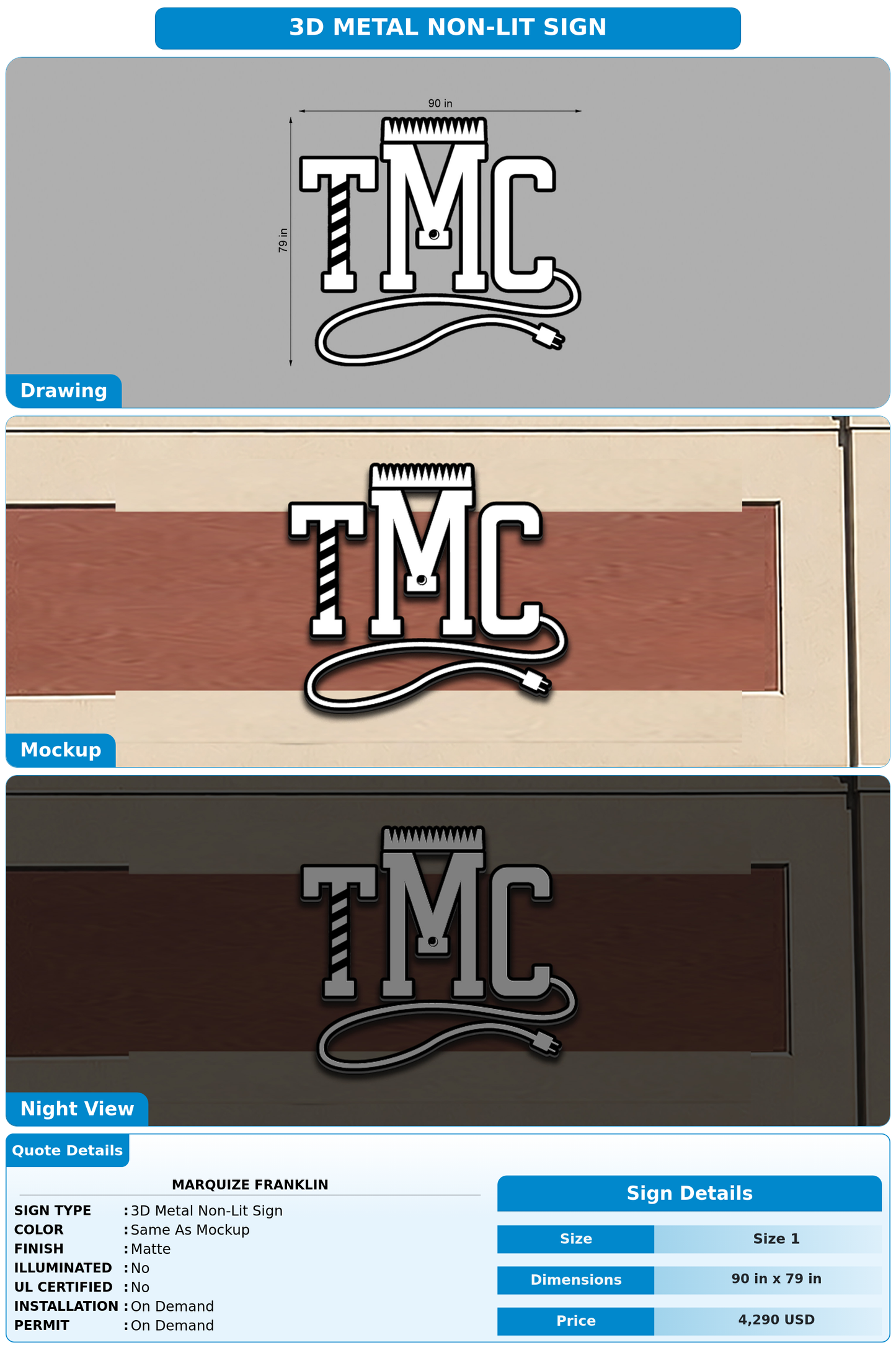 CUSTOM MOCKUP SIGN FOR Marquize Franklin
