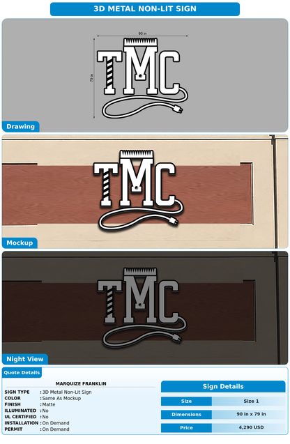 CUSTOM MOCKUP SIGN FOR Marquize Franklin